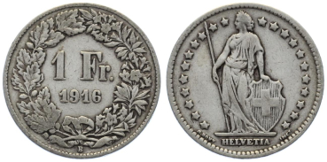 1 Franken 1916 B